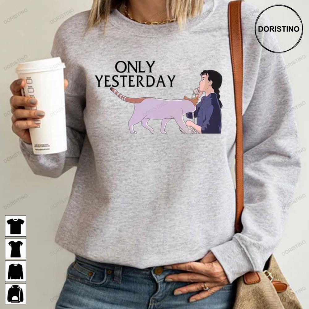 Cute Only Yesterday Anime Trending Style